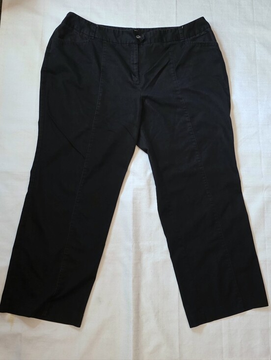 Pants - Style & Co Black Stretch Capri Pants Size 22W